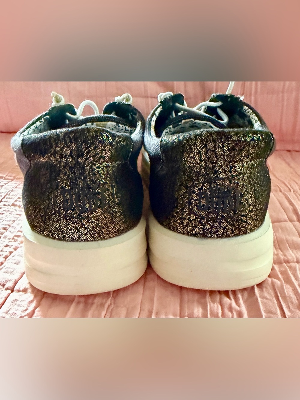 Hey Dude Women’s Karina Shimmer Sneakers NWOT - Picture 8 of 13